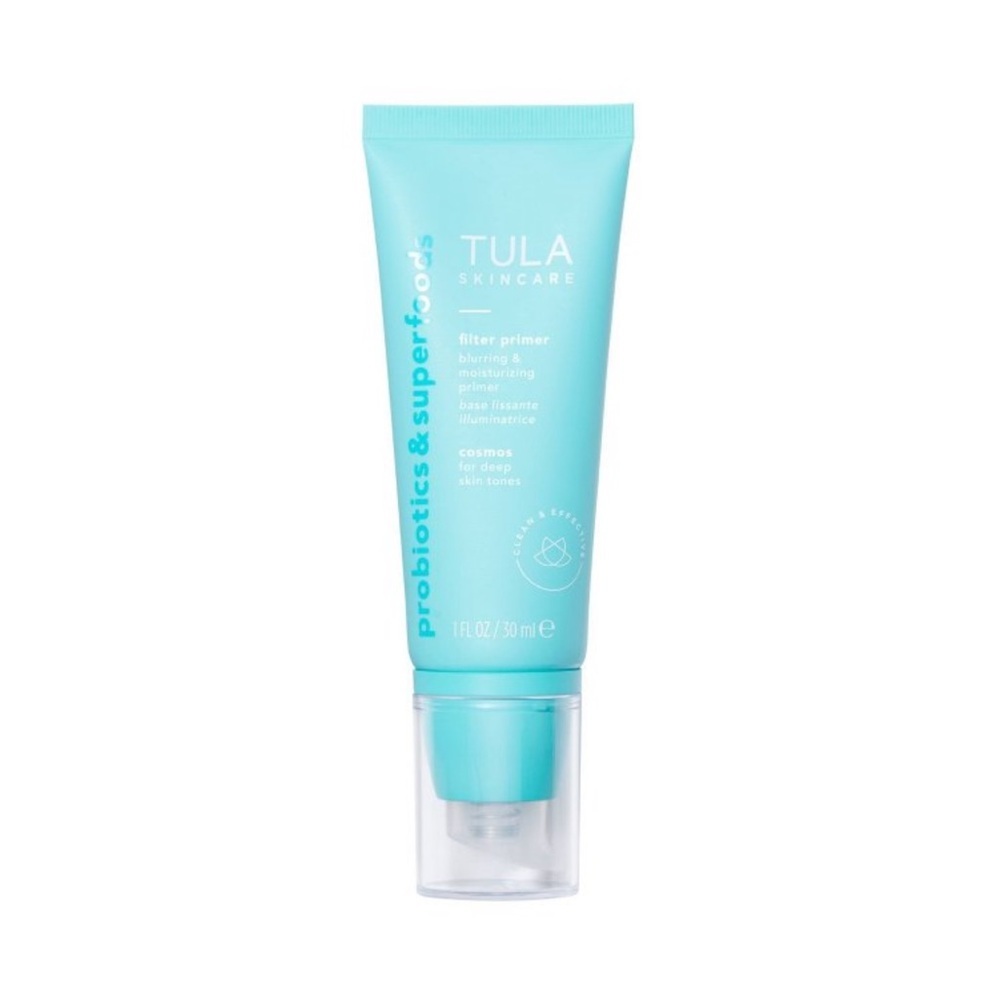 TULA Skincare Filter Primer Cosmos & Moisturizing Primer Deep Skin Tones 1oz